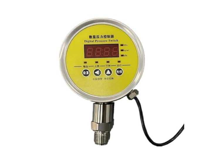Intelligenter Druckschalter-Controller mit digitaler Anzeige. Digitales elektronisches Vakuum-Kontaktdruckmessgerät(AC380V,0-0.4Mpa M20-1.5)