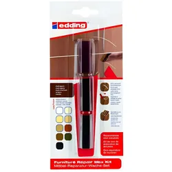 Edding Reparatur-Wachs Möbel 8901 Mahagoni 3er-Bl.