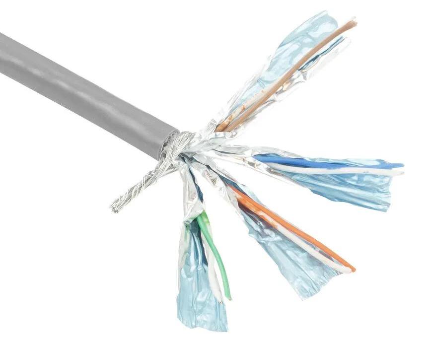 ACT Cat6a, 305m, 305 m, Cat6a, S/FTP (S-STP), Grau