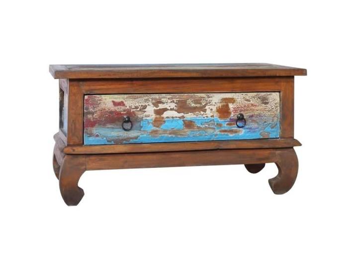 AKOZON Table basse 80x50x40 cm Bois de teck récupéré - AKO7646491877320
