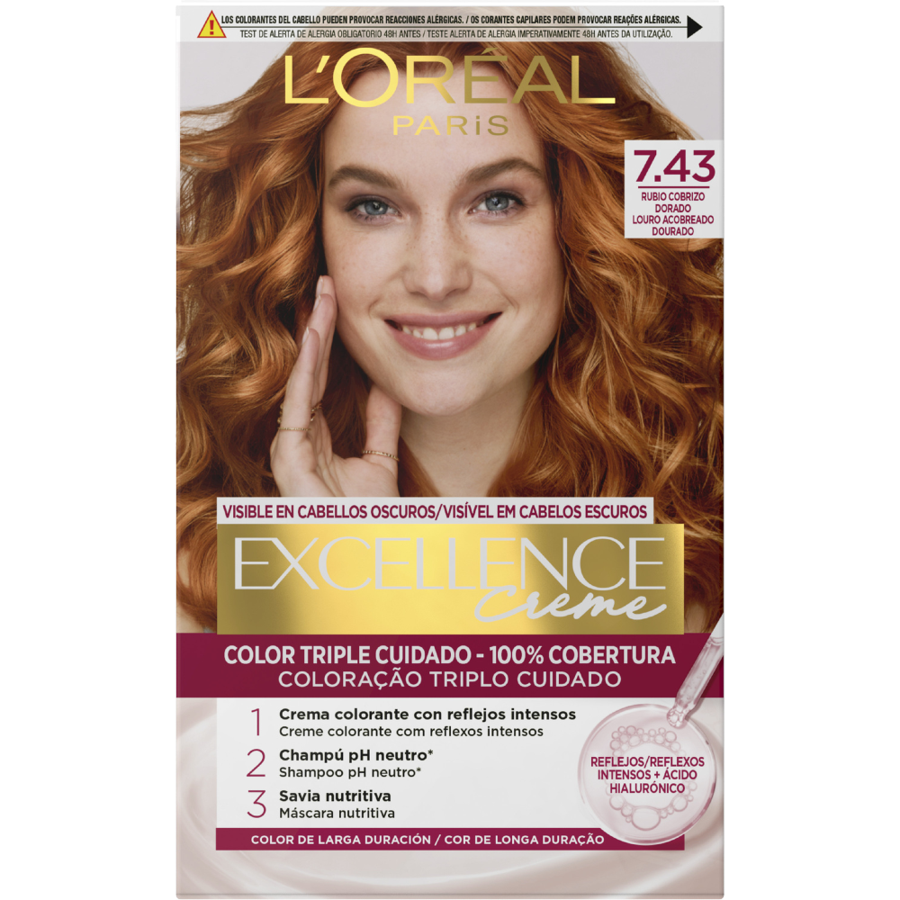 L'Oréal Paris Excellence Cream Permanent Color 1&nbsp;un. 7.43