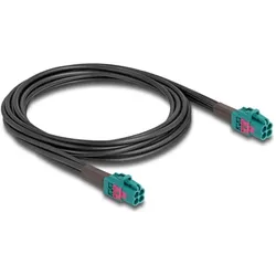 Delock Kabel Mini FAKRA Z Buchse quad zu Mini FAKRA Z Buchse quad A-Typ (Antennenkabel), Antennenkabel