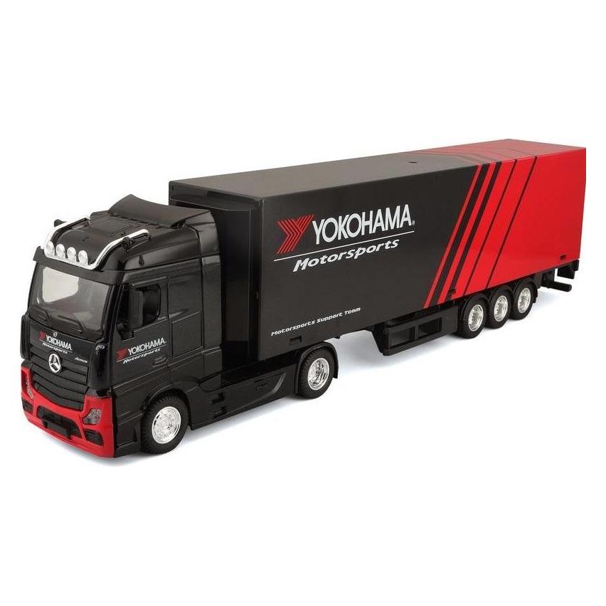 Bburago 1:43 tractor with trailer MB Actros Gigaspace, 18-31460 (4893993314607)