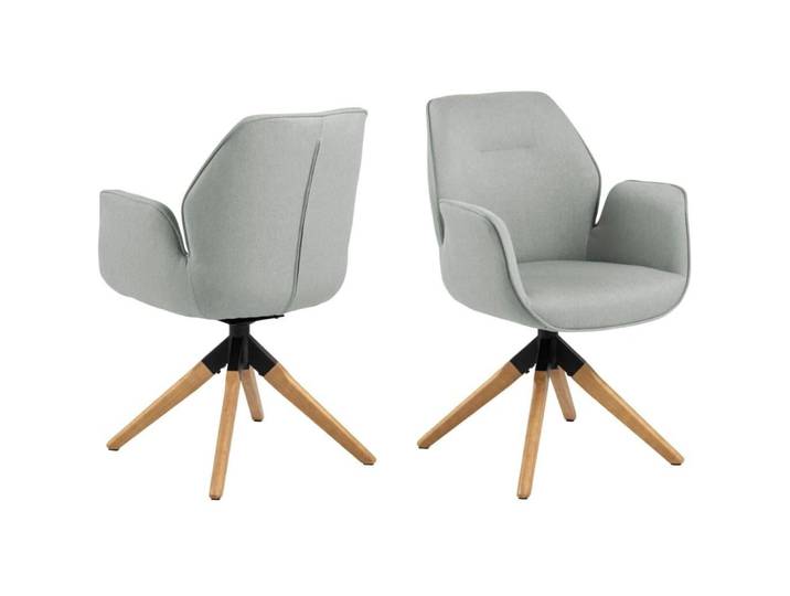 AC Design Furniture Stuhl AC Design Hellgrau Textil - Stuhl
