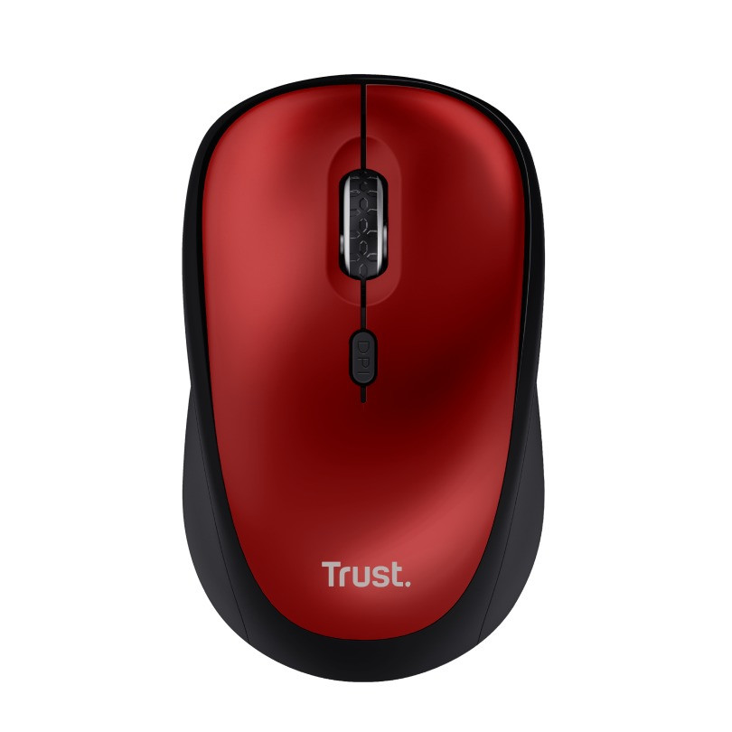 Trust YVI+ Draadloze Muis ECO Rood