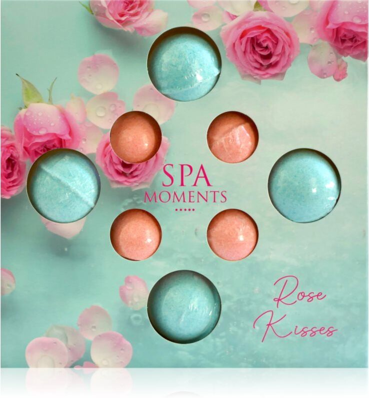 Spa Moments Rose Kisses fizzy bath bombs