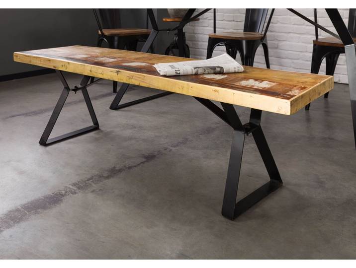 Bank Altholz 150x40x45 mehrfarbig lackiert INDUSTRIAL #14