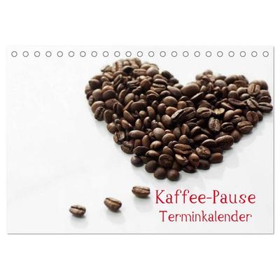 Kaffee-Pause Terminkalender (Tischkalender 2026 DIN A5 quer), CALVENDO Monatskalender