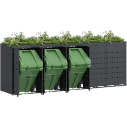 vidaXL, Gartenhaus + Gartenschrank, Nawonina (Blumenkübel Oberteil)