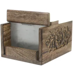 Carved Mango Wood Cutter For Soap Loaves