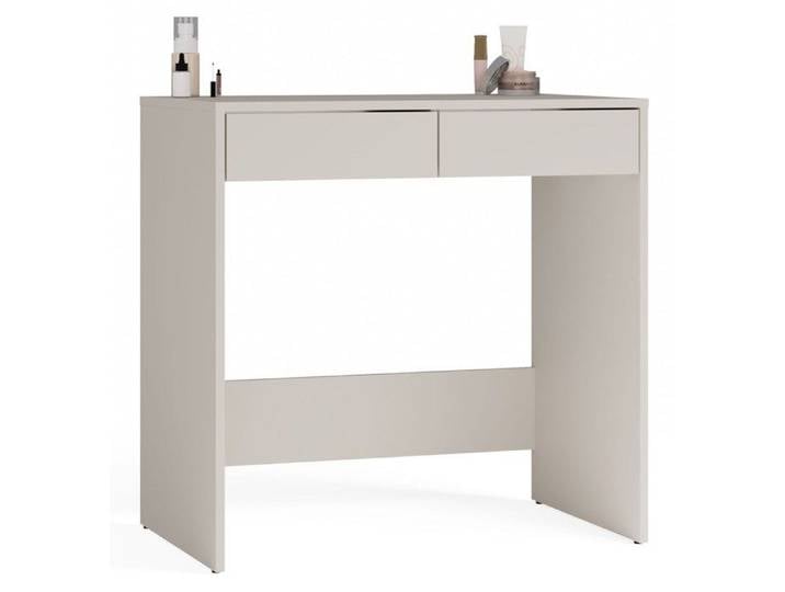 MARINA 2S - Bureau pour ordinateur portable avec 2 tiroirs - Beige Cachemire