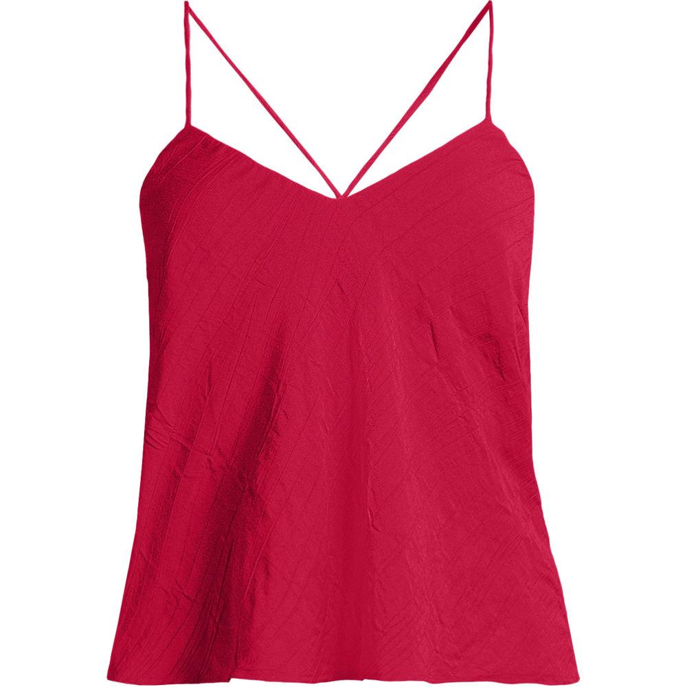 Trägertop Ready to Go, Damen, size: regular, Rot, Nylon/Viskose, by Lands' End