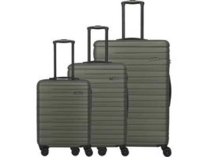 PAKLITE Set de 3 valises MEDINA 4W (olive)