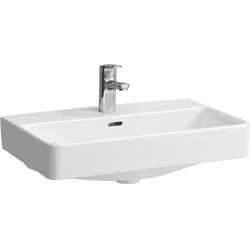 LAUFEN PRO S Compact Aufsatzwaschtisch, 1 Hahnloch, ohne Überlauf, US gesch., 600x380mm, H8179590001561, Farbe: Weiß