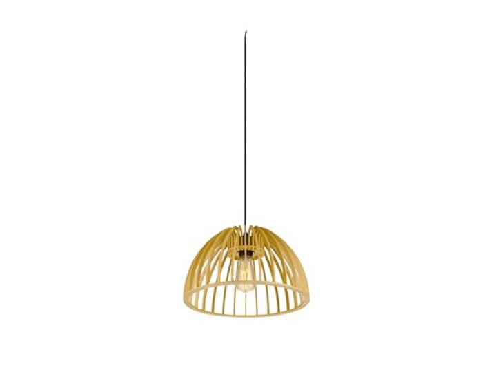 SLV WUD HALBKUGEL Hängelampe aus Holz, Deckenlampe Rund, Esszimmerleuchte, Boho Deckenleuchte, Schlafzimmerlampe, Deckenlampe hell und dimmerbar mit dimmbarem Leuchtmittel, Deckenlampe Boho, E27