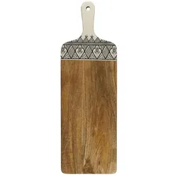 Holz Servierbrett – 58 cm – Mangoholz Schneidebrett – Braun
