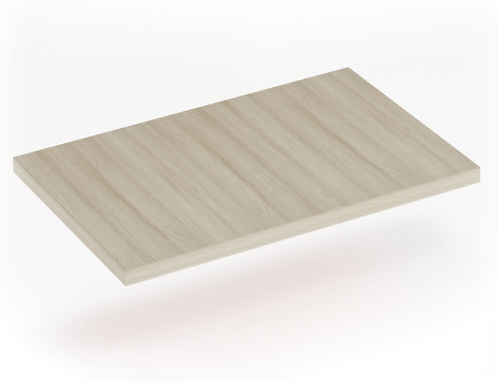 B2B Partner Tischplatte TRIVIA 800 x 800 x 25 mm, Eiche natur