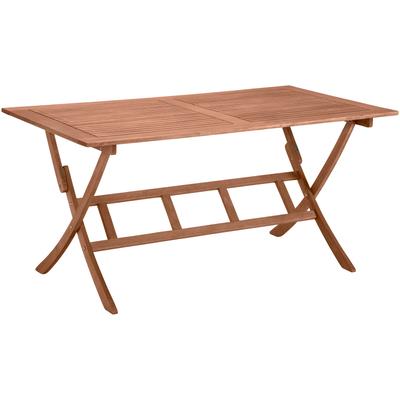 Gartentisch MERXX "Maracaibo", braun, B:90cm H:74cm T:160cm, Tische, Gartentisch