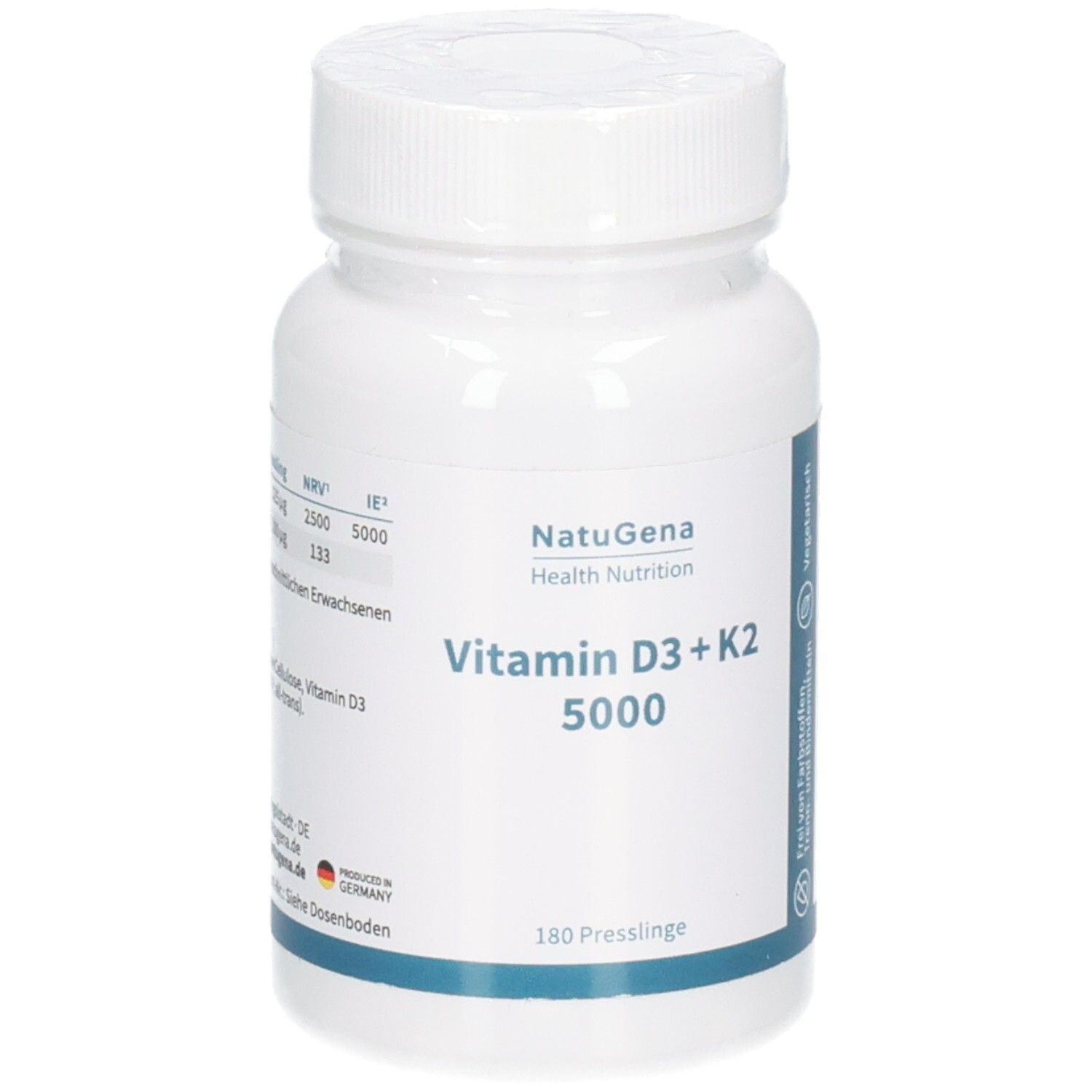 Vitamin D3+K2 5000 Presslinge 180 St