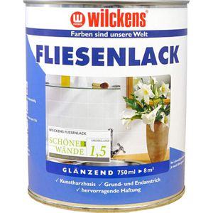 Wilckens Fliesenlack 0,75l, cremeweiß RAL 9001, glänzend, für innen