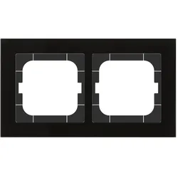 MDT technologies Glasrahmen 2-fach sw BE-GTR263S.01S