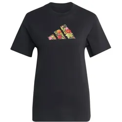 adidas Floral T-Shirt Damen - black - XS