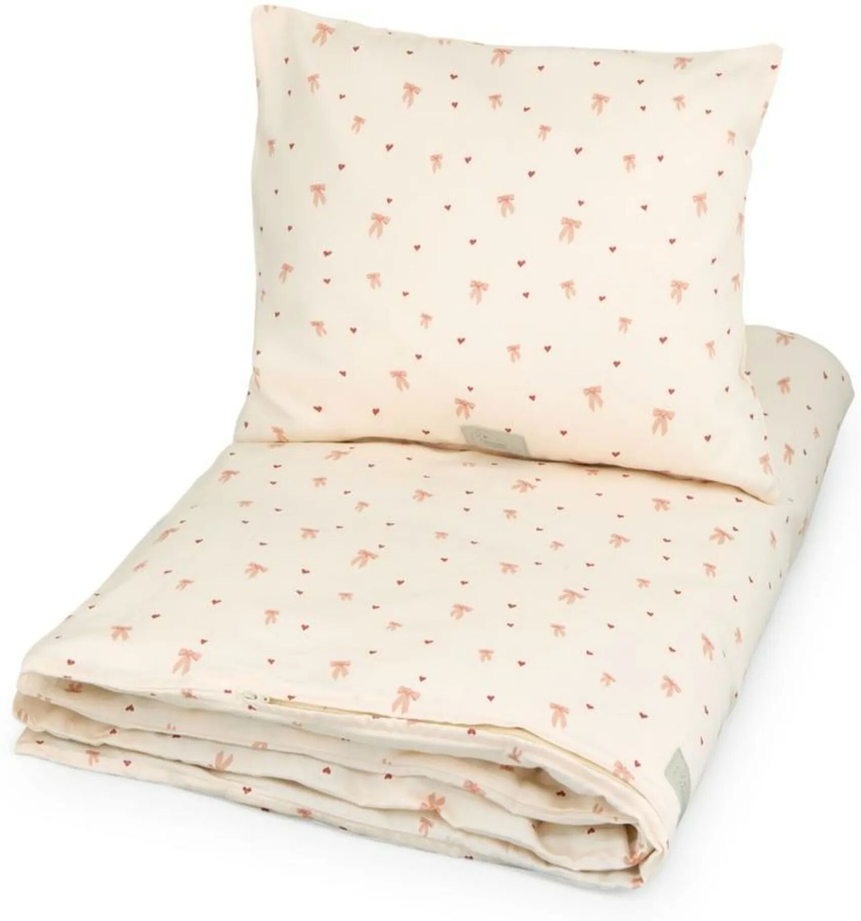 Cam Cam Parure de lit Bows Rose pâle 100x140