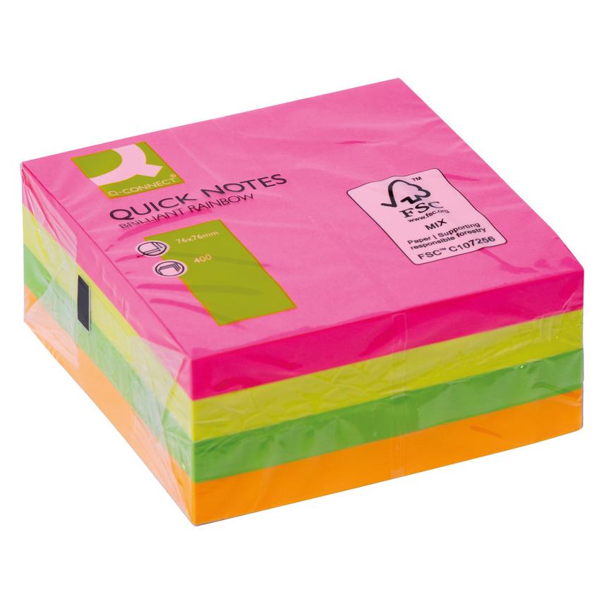 Q-Connect Quick Notes Würfel (76 x 76 mm) (KF10497)