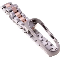 Armband für Xiaomi Mi Band 3 / Xiaomi Mi Band 4 - Silber Roségold