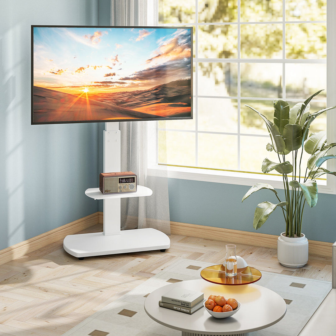 17 Stories Ainoah TV Stand for TVs up to 65" White 65"