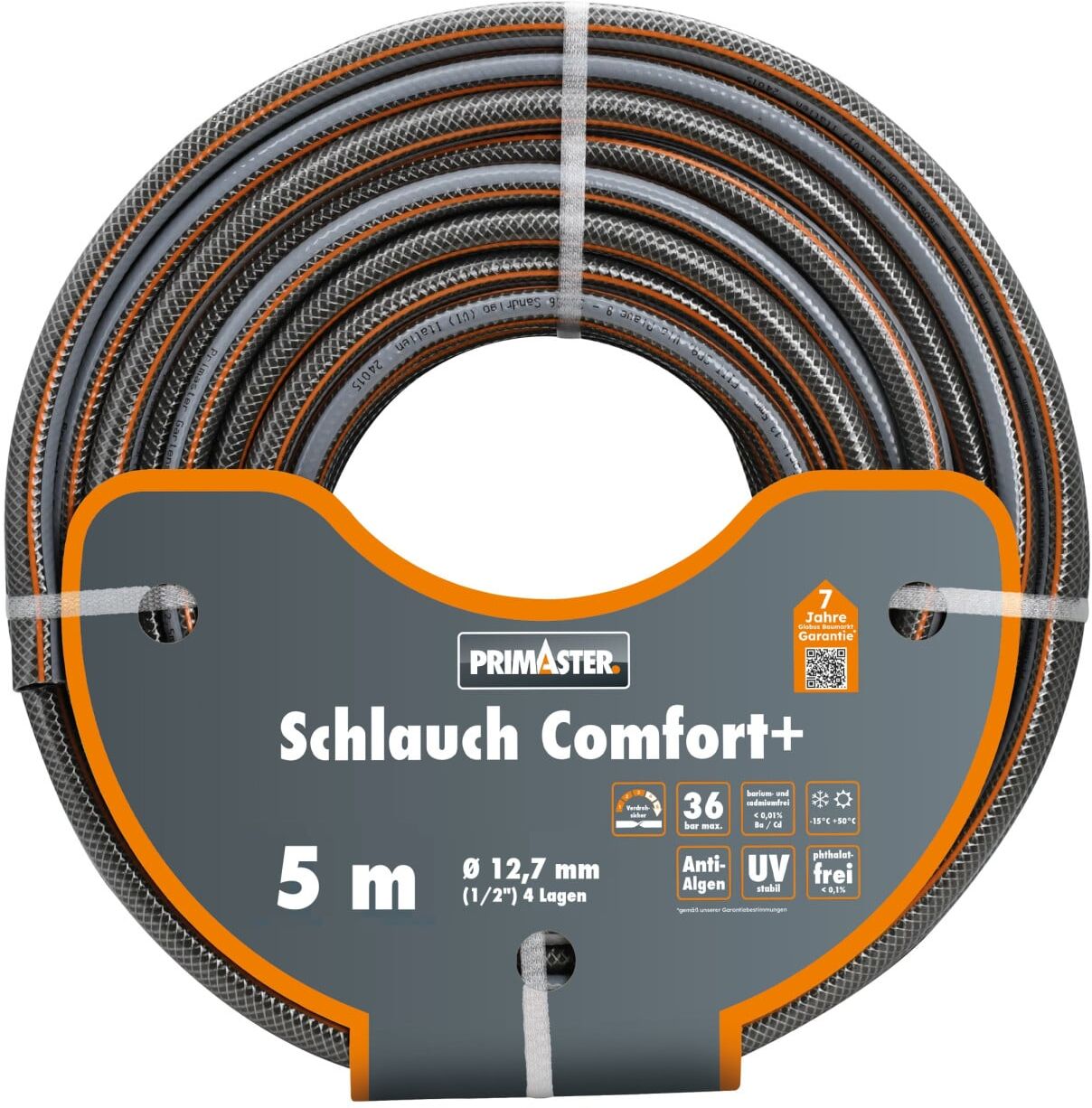 Primaster Gartenschlauch Comfort+ 5 m Ø 12,7 mm (1/2)