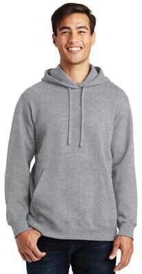 Port & Company PC850H Fan Favorite Fleece Pullover Hooded Sweatshirt in Heather size 3XL   Cotton/Polyester Blend