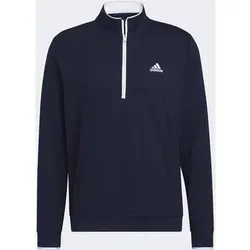 ADIDAS Quarter-Zip Golf Pullover, Größe 2XL in Blau Blau