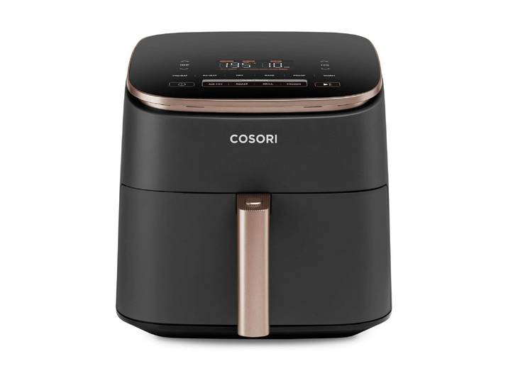 Heissluftfritteuse Cosori TurboBlaze 6 l , schwarz, B:30cm H:30,1cm T:40cm, Fritteusen, Heissluftfritteuse mit 6 Litern Fassungsvermögen und 9 Programmen, Heissluftfritteuse