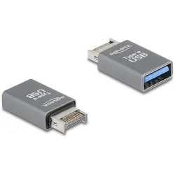 DELOCK Adapter USB 10 Gbps Typ-E Key A St > USB Type-A Bu