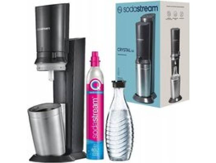 Machine à soda - Sodastream - Crystal 3.0 - Carafe en verre 0.6L - CO2 Quick Connect - Eau gazeuse maison