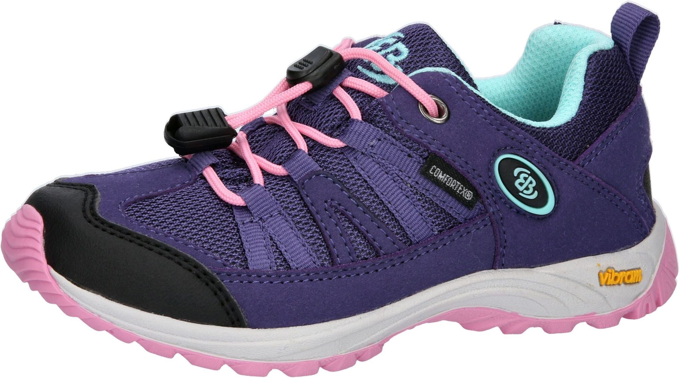 Outdoorschuh BRÜTTING "Outdoorschuh Ohio Low", Gr. 34, lila, Synthetik, Schuhe Outdoorschuh lila 34