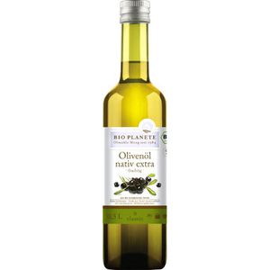 Planete Olivenöl fruchtig extra nativ & kaltgepresst, BIO, aus Frankreich, in der Glasflasche, 0,5 Liter