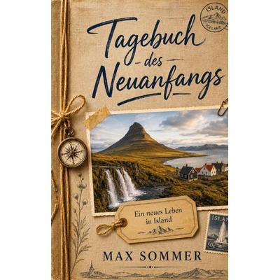 Tagebuch des Neuanfangs - Ein neues Leben in Island, Taschenbuch von Max Sommer, Sonne und Regen Verlag, 978-94-039-0774-1