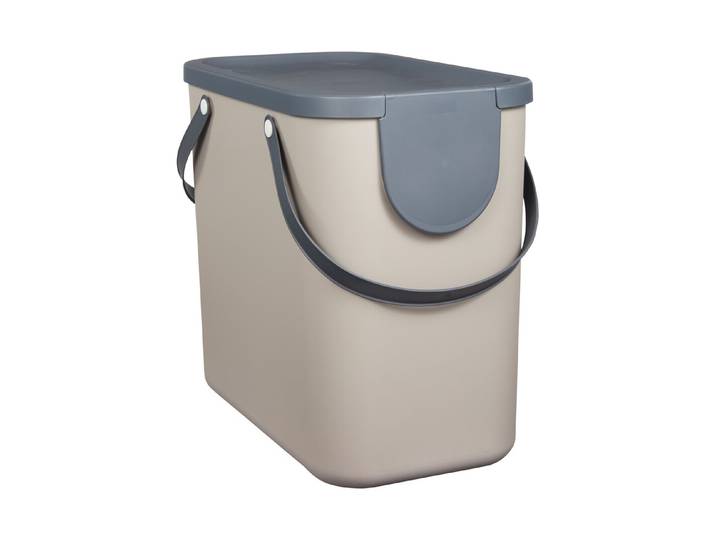 Rotho Recycling-System Albula Cappuccino 40 × 23.5 × 34 cm 25 l