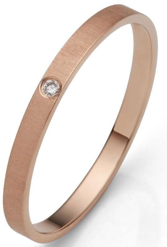 Firetti "Schmuck Geschenk Gold 375 Hochzeit Ehering "LIEBE" Made in Germany, wahlweise mit oder ohne Brillant