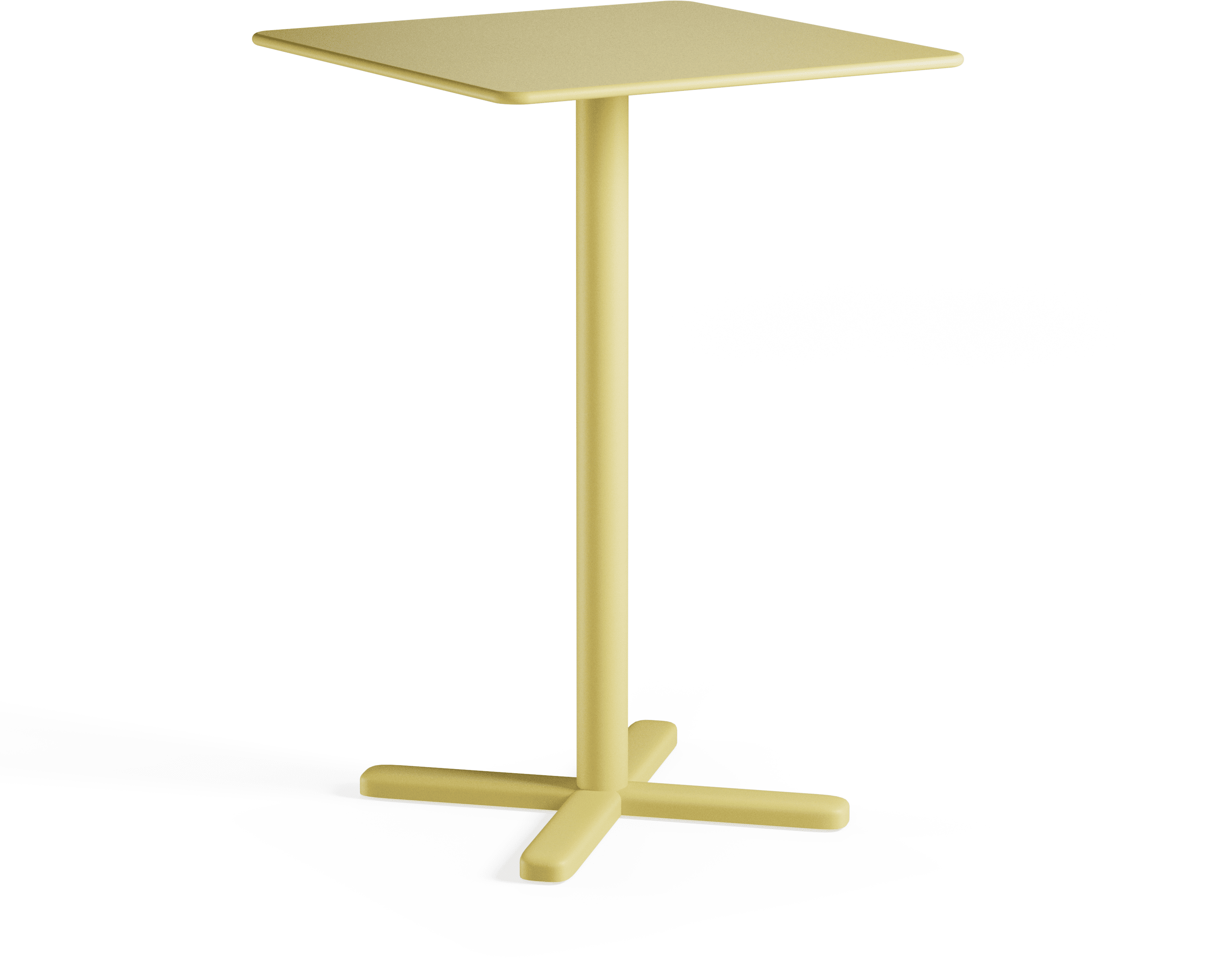 Emu Darwin 528 Stehtisch 70x70 (vanillegelb (83, VANILLA YELLOW)) vanillegelb (83, VANILLA YELLOW)