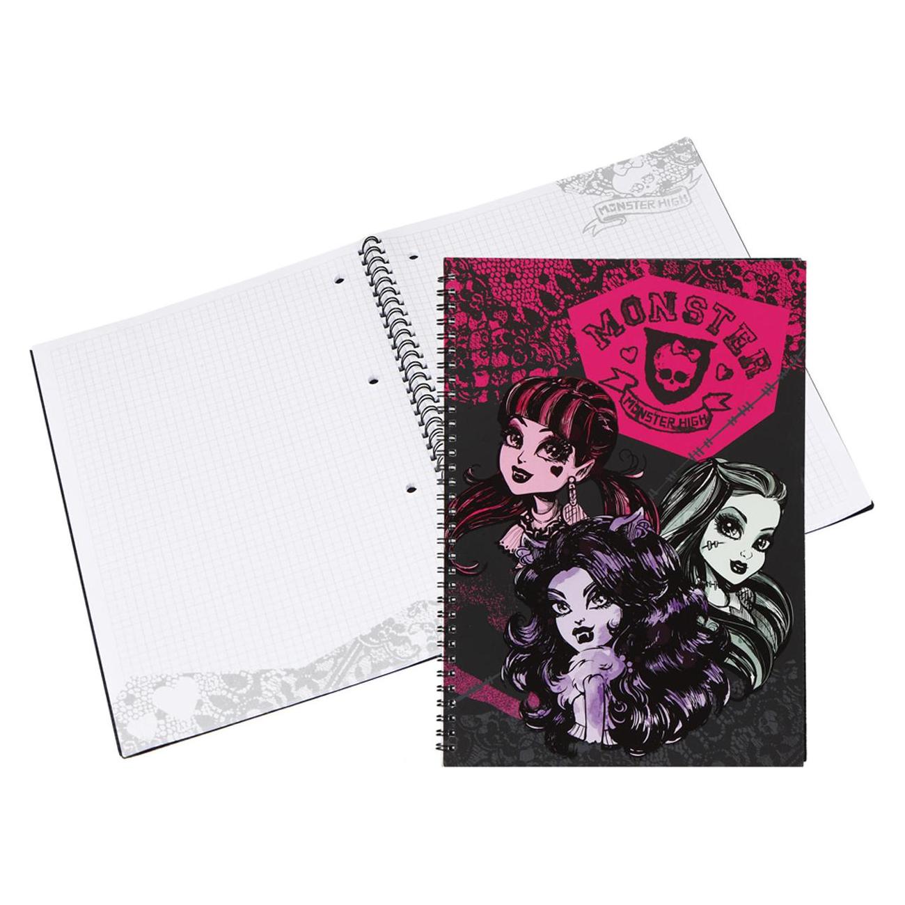Undercover Monster High Spiral-Notizblöcke A4 Umkarton (6) (KPDH0684)