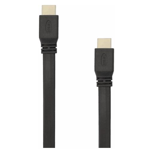 Sbox HDMI-HDMI 1.4 flach M/M 1,5 m HDMI-FLAT-15B Schwarz (1.50 m) (HDMI-FLAT-15B/R)
