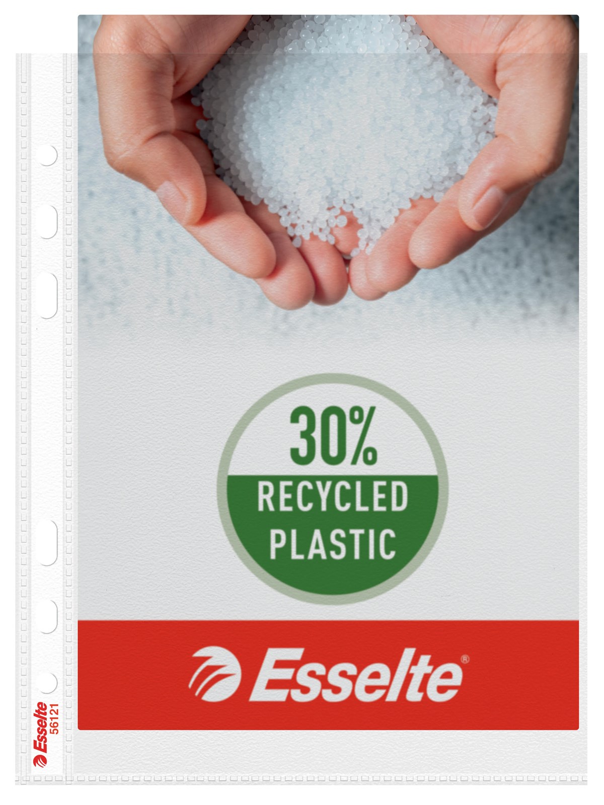 Esselte Qualitäts-Prospekthülle A5, 30% Pre-Consumer-Recycling-Kunststoff