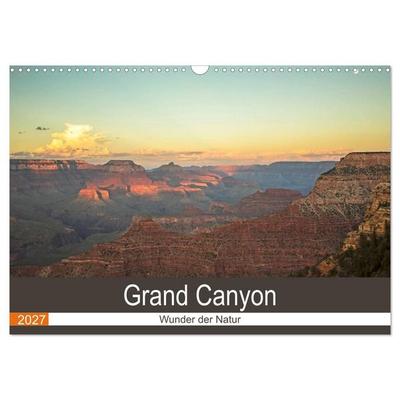 Grand Canyon - Wunder der Natur (Wandkalender 2027 DIN A3 quer), CALVENDO Monatskalender