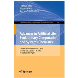 Advances in Artificial Life, Evolutionary Computation, and Systems Chemistry, Fachbücher von Federico Rossi, Concilio, Piotto, Simona, Stefano