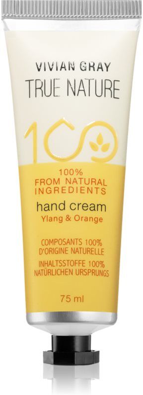 Vivian Gray True Nature Ylang & Orange crème hydratante mains 75 ml