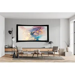 Lunette Curved –Projektionsleinwand mit festem Rahmen-Lunette curved projection screen - ultra wide projection screen-Elite Screens, Beamer Leinwand, Projektionsleinwand, Heimkino CineWhite / Widescreen 21:9) / 96" (224 x 95 cm)