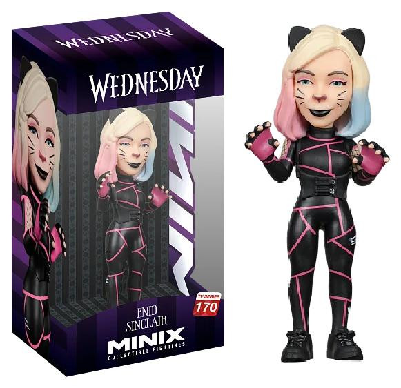 MINIX TV-serie Woensdag Enid in kattenkostuum